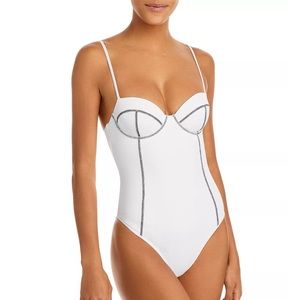 Onia Valerie Seamed One Piece Swimsuit